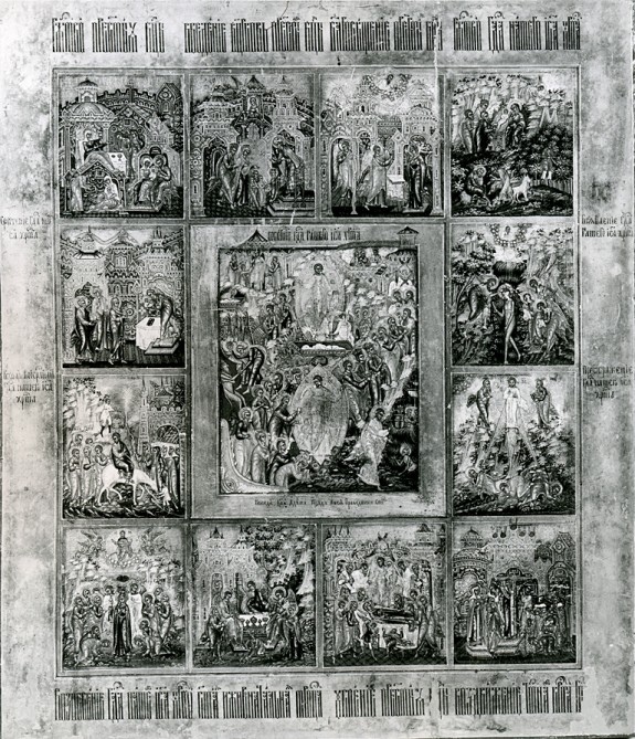 The Resurrection of Christ and Twelve Church Feasts