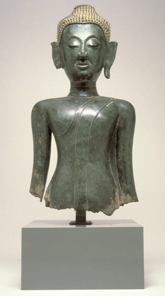Head and Torso of a Standing Buddha