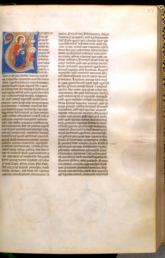 Leaf from Bentivoglio Bible
