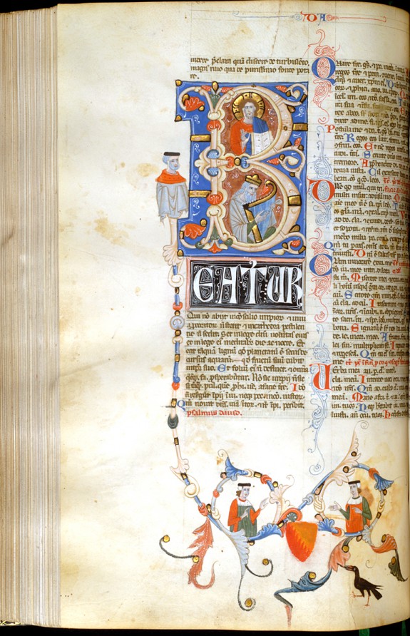 Leaf from Bentivoglio Bible