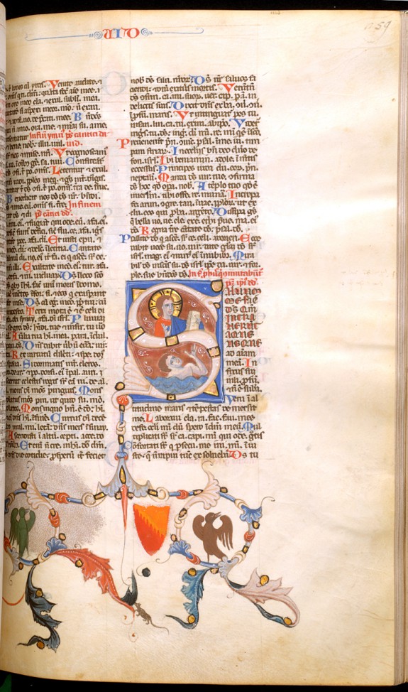 Leaf from Bentivoglio Bible