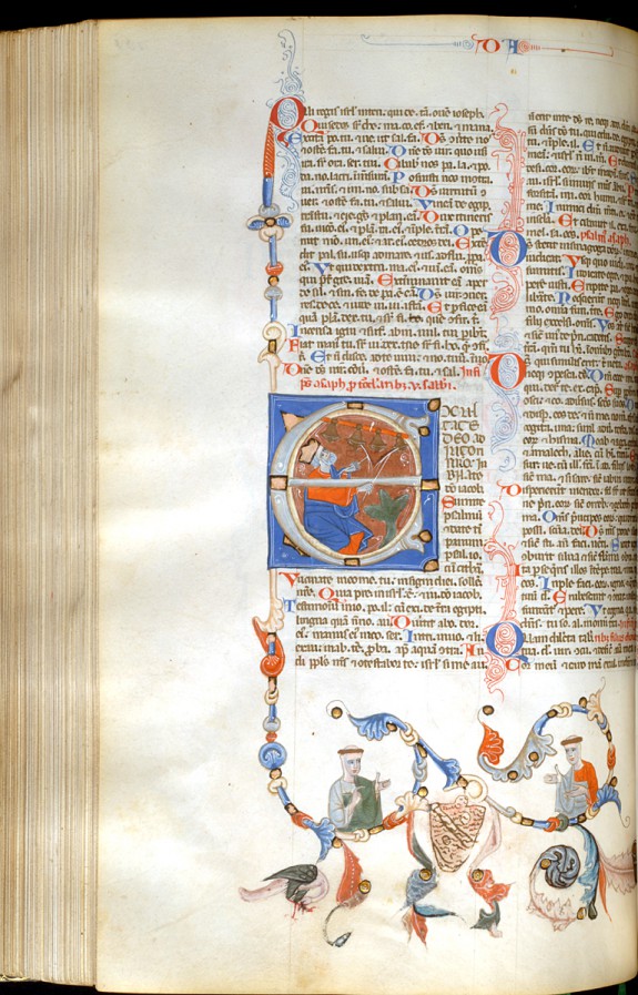 Leaf from Bentivoglio Bible