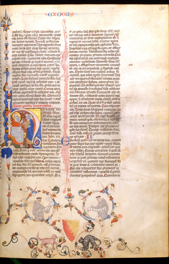 Leaf from Bentivoglio Bible