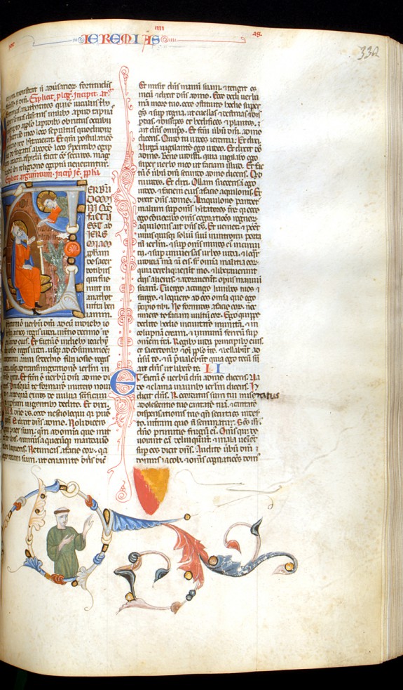 Leaf from Bentivoglio Bible