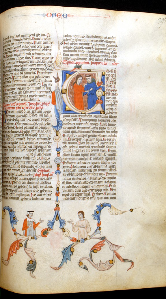 Leaf from Bentivoglio Bible