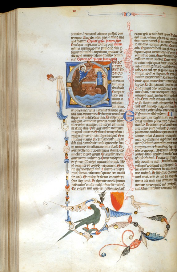 Leaf from Bentivoglio Bible