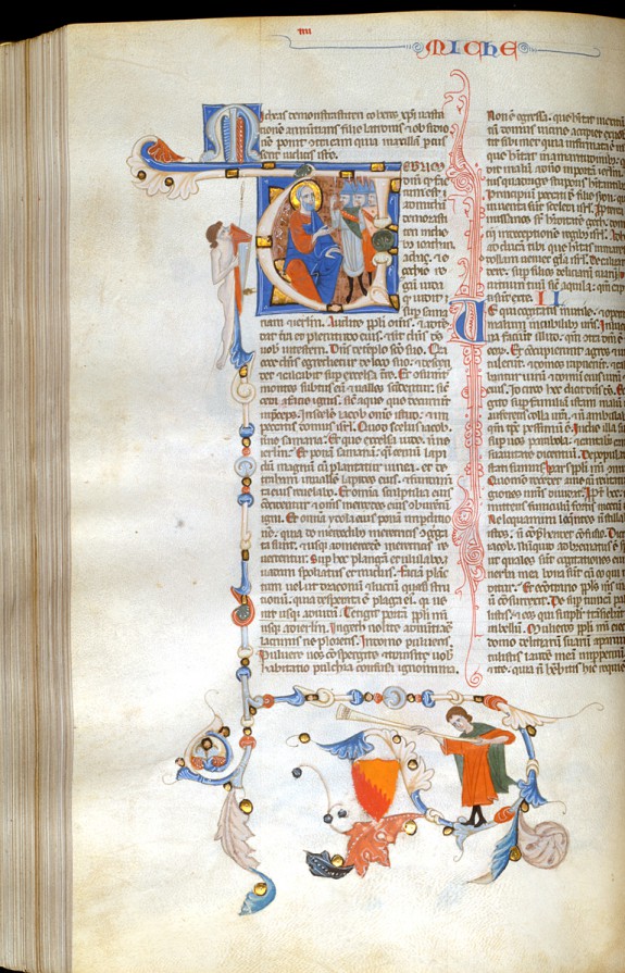 Leaf from Bentivoglio Bible