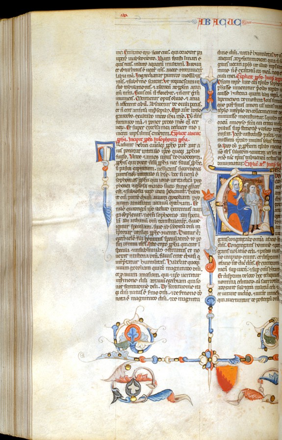 Leaf from Bentivoglio Bible