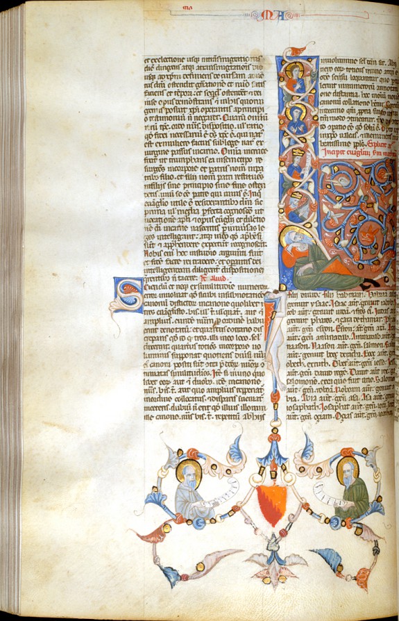 Leaf from Bentivoglio Bible
