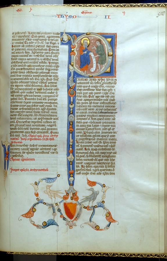 Leaf from Bentivoglio Bible