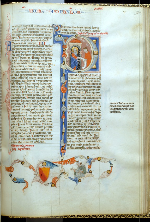 Leaf from Bentivoglio Bible