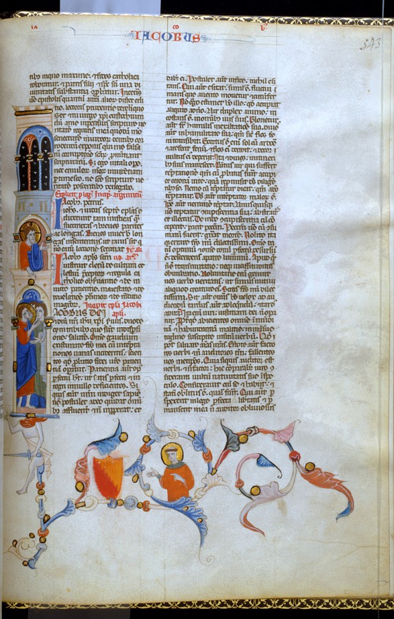 Leaf from Bentivoglio Bible