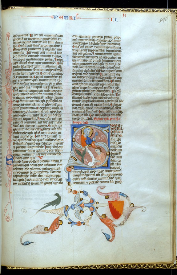 Leaf from Bentivoglio Bible