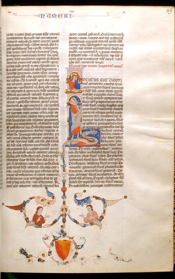 Leaf from Bentivoglio Bible