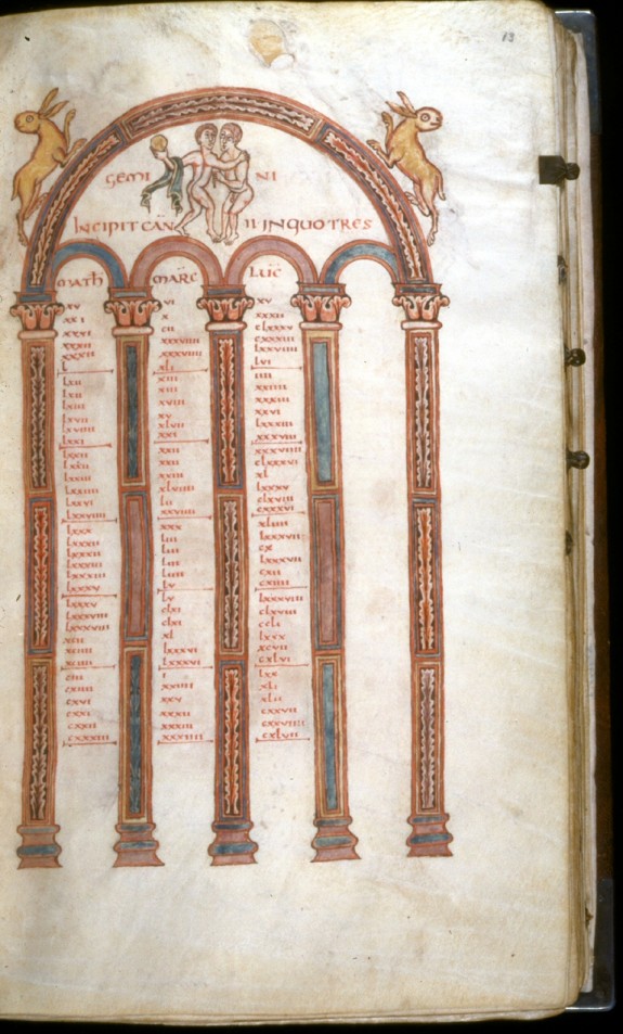 Leaf from Gospels