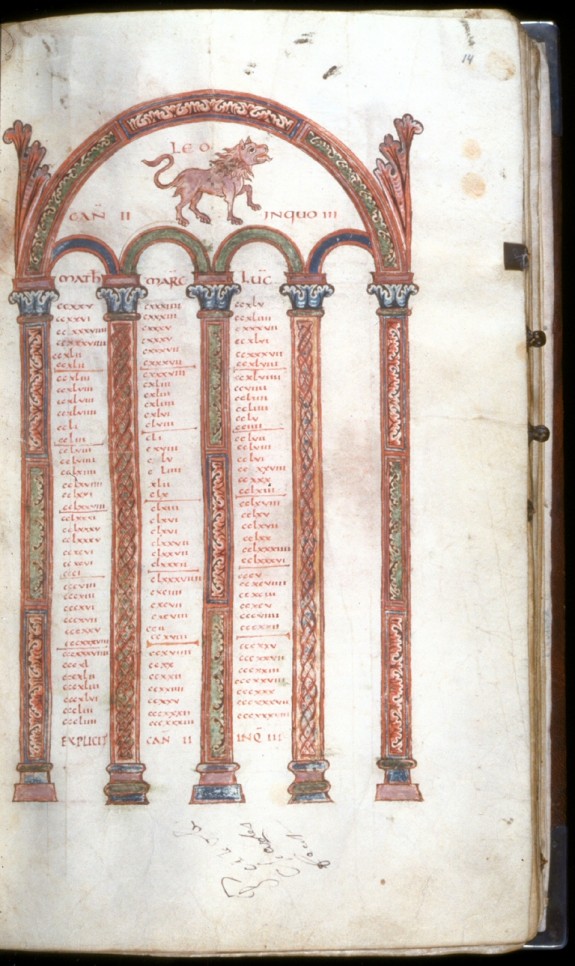 Leaf from Gospels