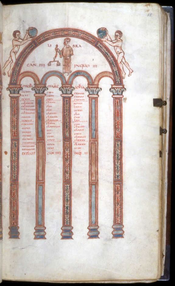 Leaf from Gospels