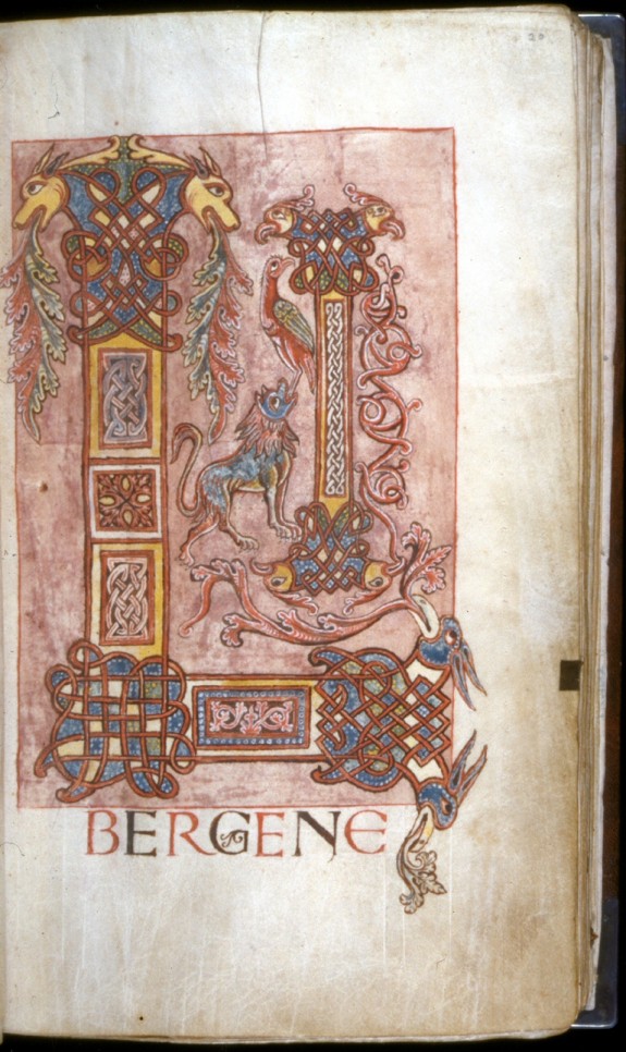 Leaf from Gospels