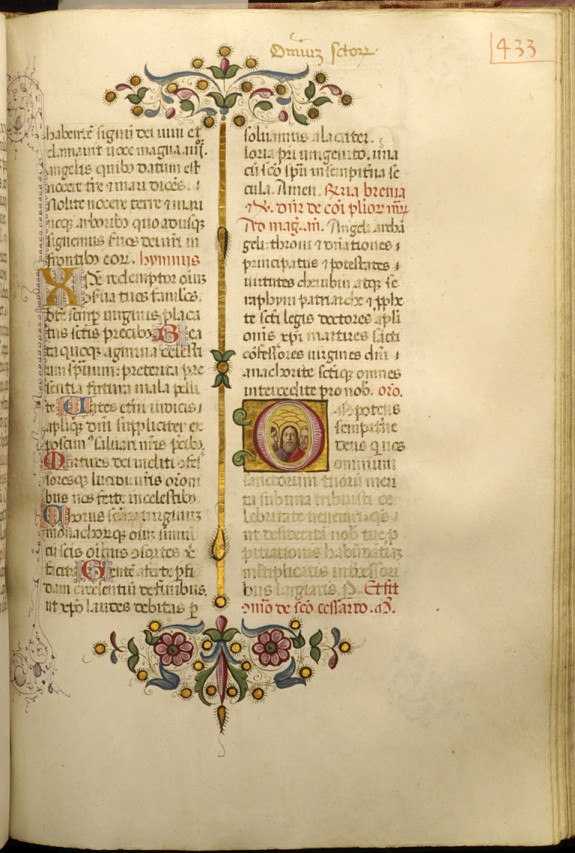 Leaf from Breviary