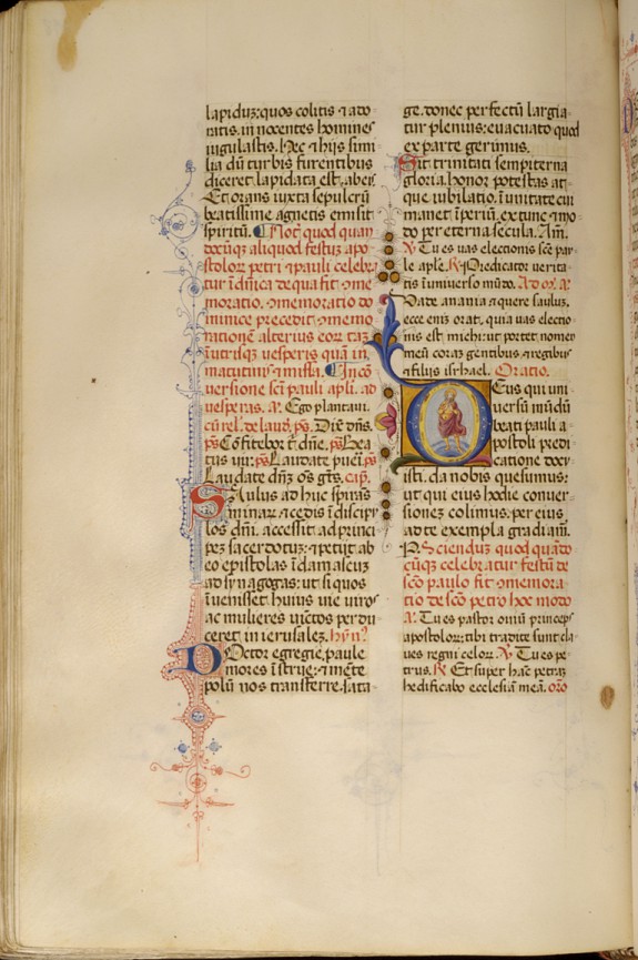 Leaf from Breviary