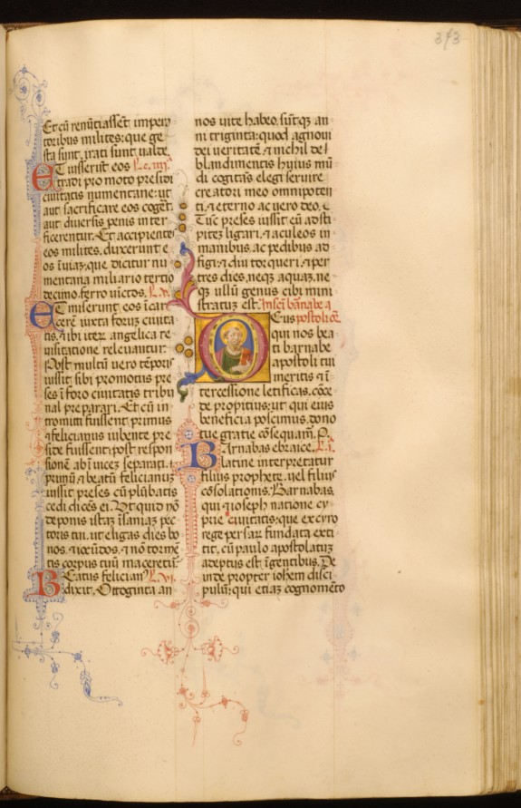 Leaf from Breviary