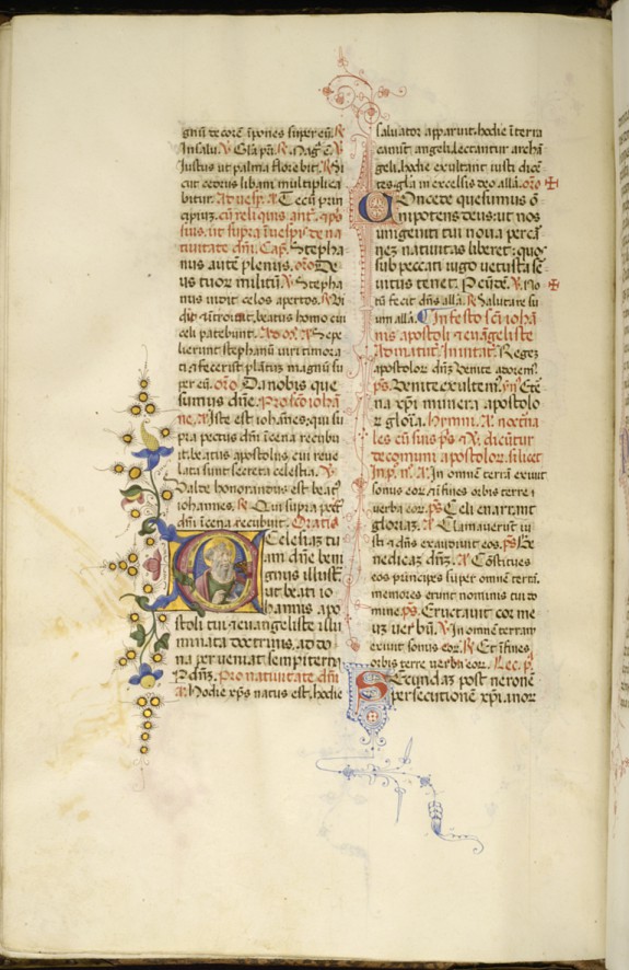 Leaf from Breviary
