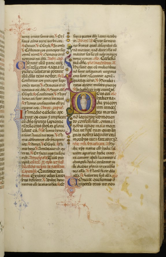 Leaf from Breviary