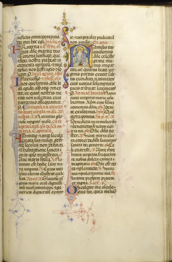 Leaf from Breviary