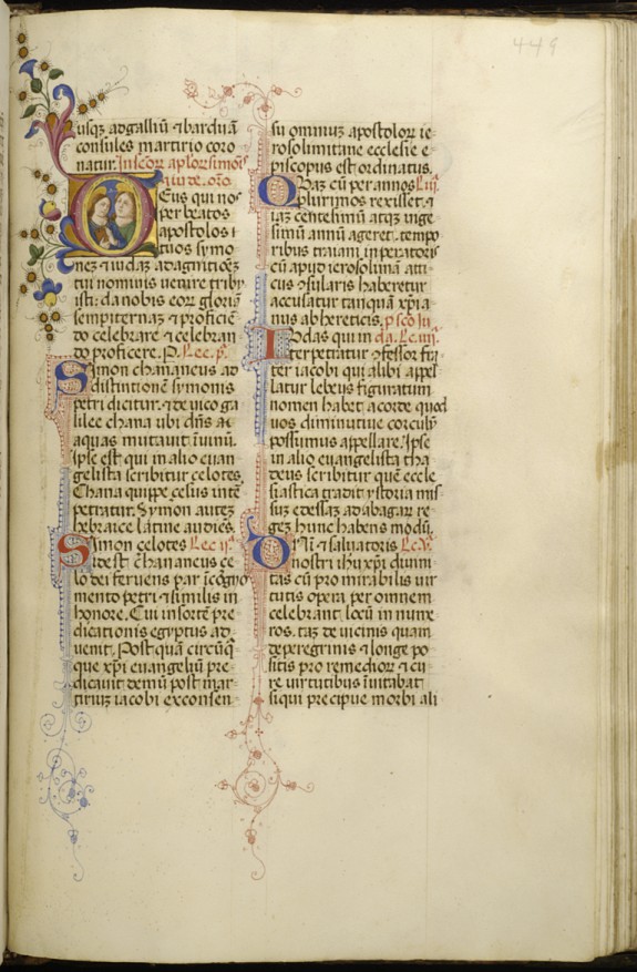 Leaf from Breviary