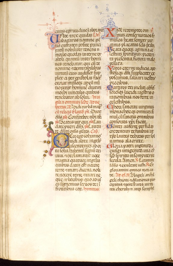 Leaf from Breviary