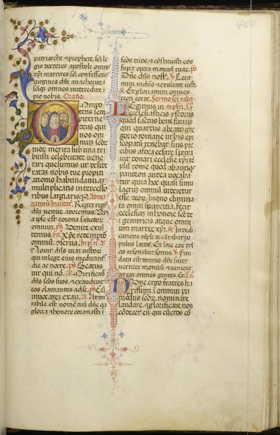 Leaf from Breviary