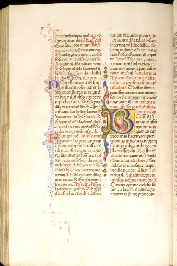 Leaf from Breviary