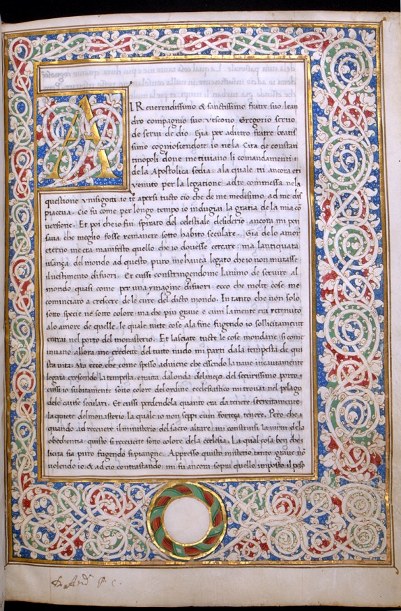 Leaf from Moralia in Job