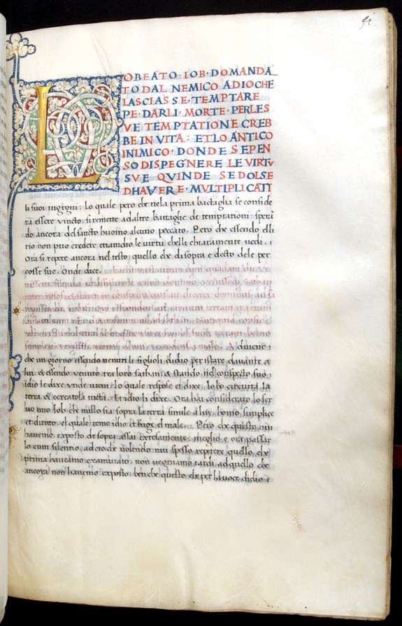 Leaf from Moralia in Job
