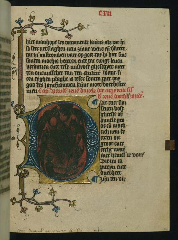 Seven Devils of the seven deadly sins in Hell