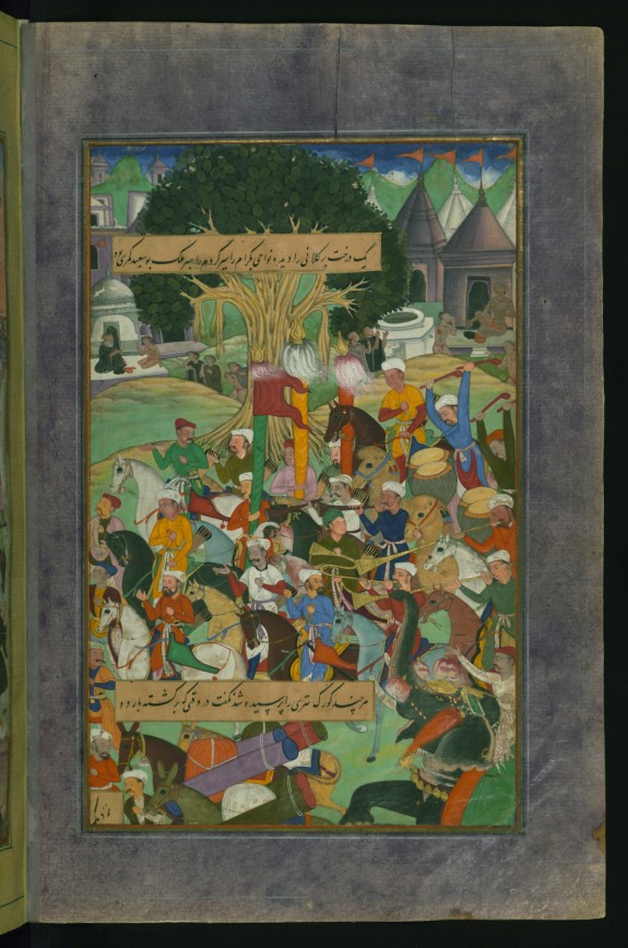 Babur, on the Way to Hindustan, Camping at Jam