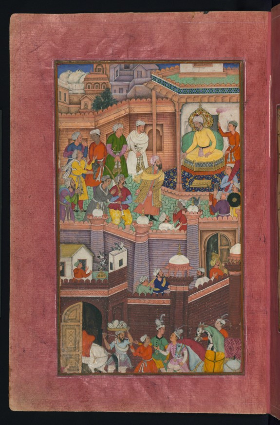Muhammad Husaym Mirza Being Released by Babur