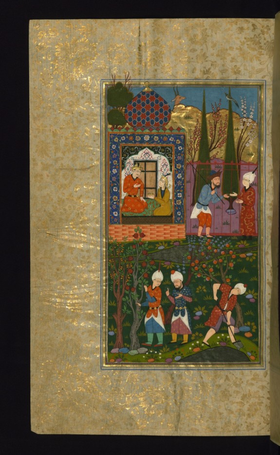 Bahram Gur in the Blue Pavilion