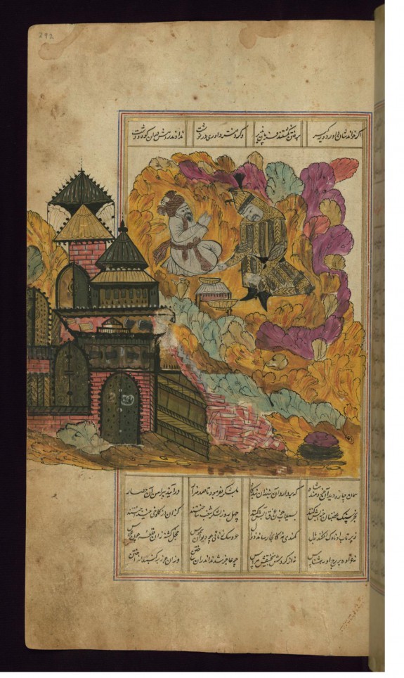 Alexander the Great, Unable to Destroy a Fortress, Consults a Hermit