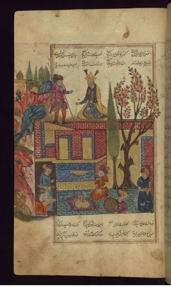 Alexander the Great Listens to a Story about a Prince Whose Wife was Sick