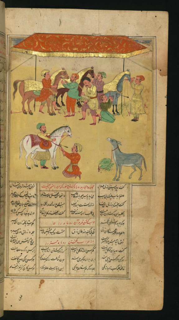 Horses Return from Battle