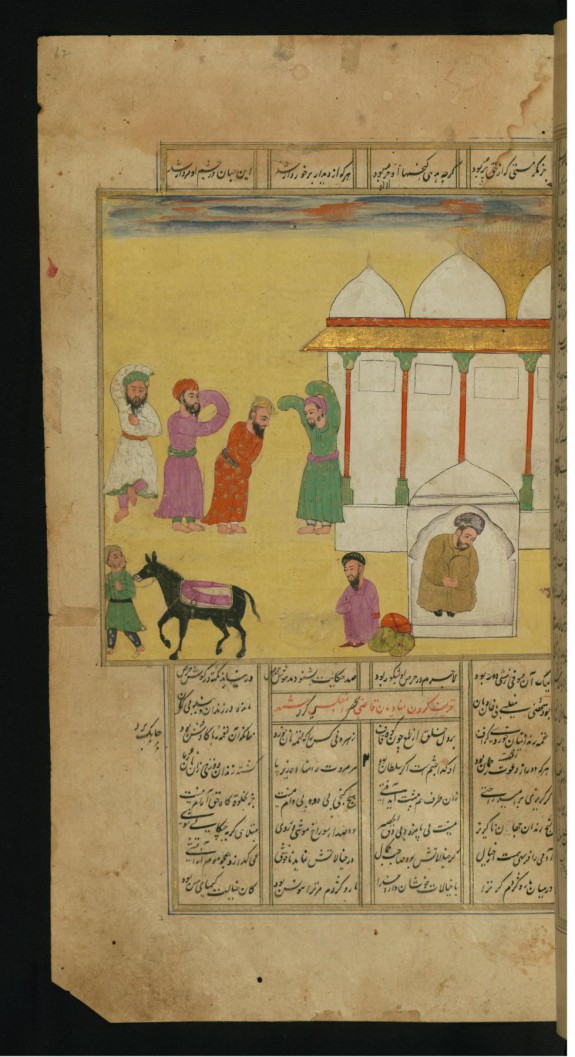 A Group of Sufis, Having Stolen a Donkey from Another Sufi, Celebrate in Dance and Song