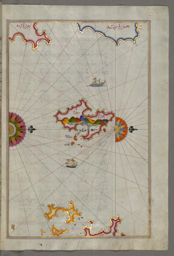 Map of the Island of Syros in the Aegean Sea