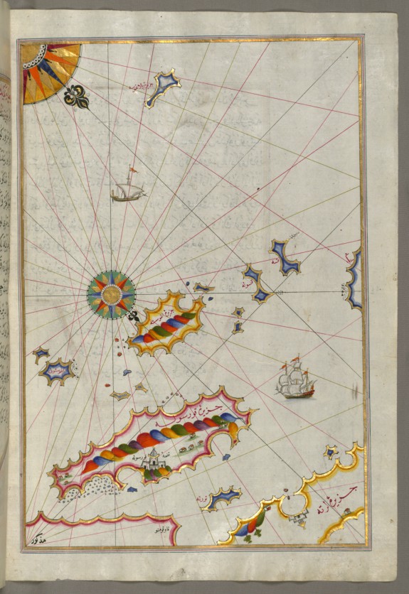 Map of the Dalmatian Islands: Korcula and Lastovo Off the Coast Between Dubrovnik and Split