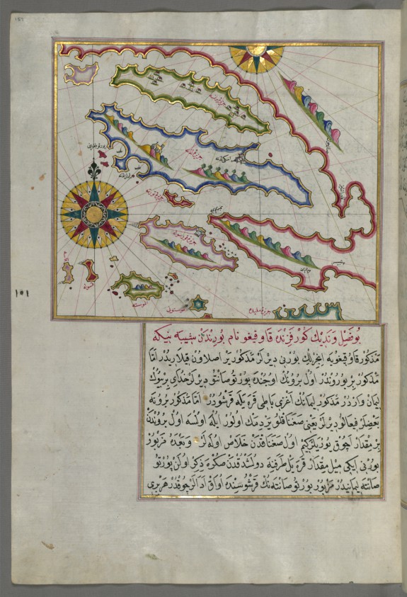 Map of a Group of Islands North of Korcula, Probably Hvar and Brac