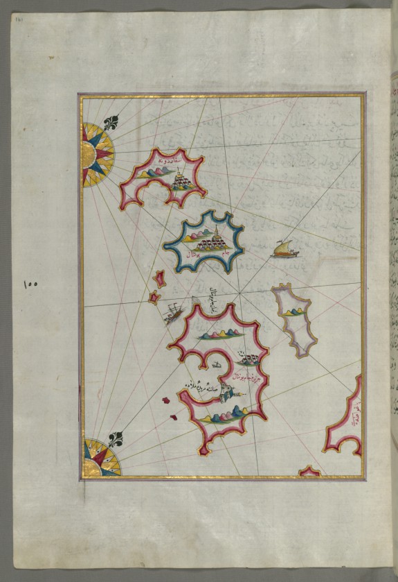 Map of Small Islands Northwest of the Pag Island