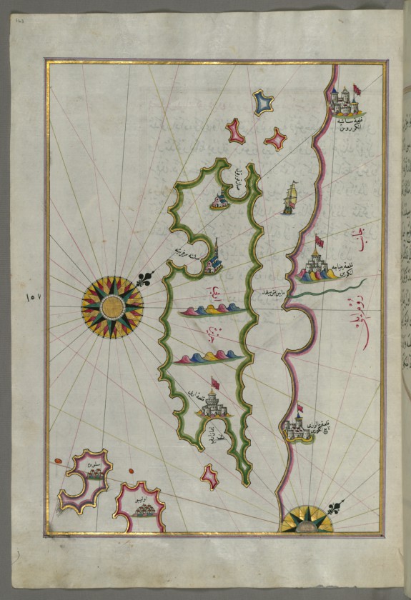Map of the Island of Rab