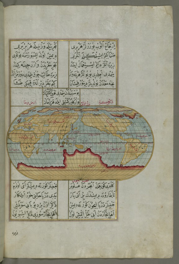 Oval Map of the World