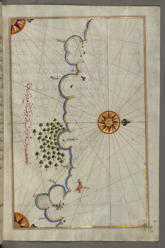 Map of the Egyptian Coast From Salum East
