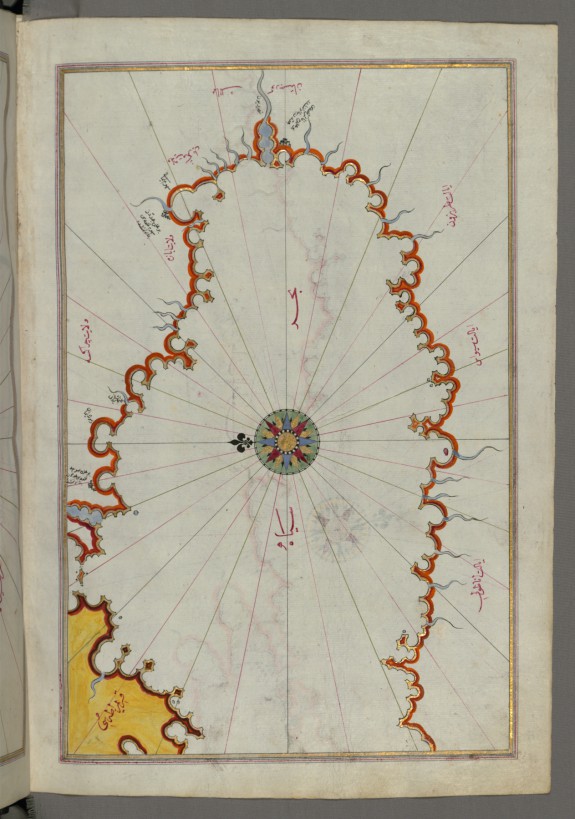 Map of the Coastline of the Black Sea